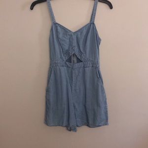 Jean style romper